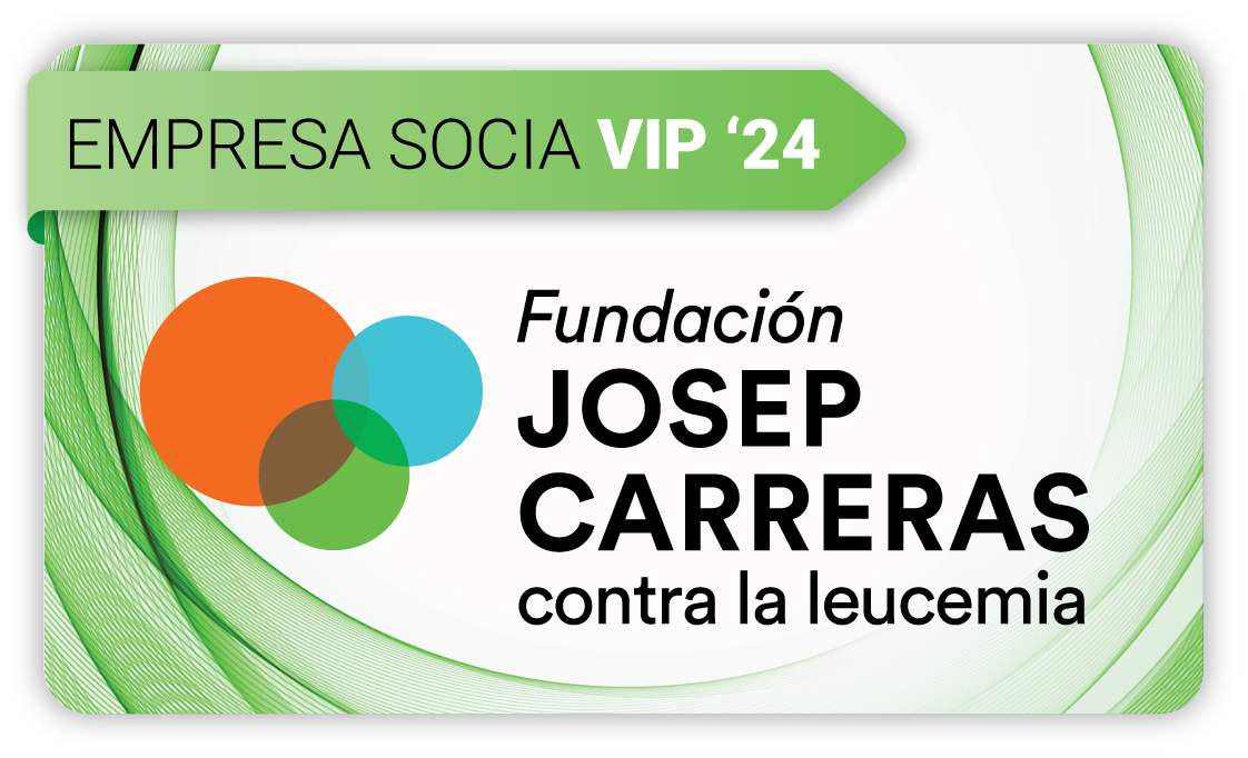 Empresa socia VIP en la Fundación Josep Carreras contra la leucemia